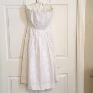 White eyelet dress